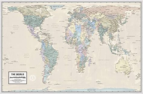 Accurate World Map, Giant World Map, Classroom Map, Ship Map, Map Reading, Amazing Maps, World Map Poster, World Geography, Modern Map