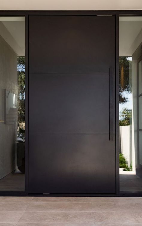 House Entrance Doors, Pintu Interior, Modern Entrance Door, Modern Exterior Doors, Contemporary Front Doors, Modern Entrance, Home Door Design, Modern Front Door, Entrance Door Design