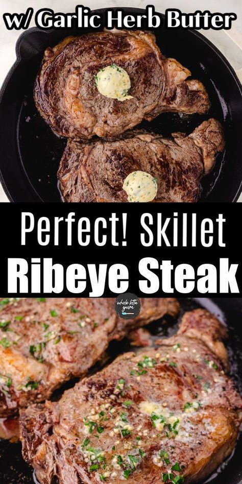 Make the best pan seared ribeye steak in a cast iron skillet! Pan-fry them briefly on the stove to get a crispy crust before finishing it to perfection in the oven. You will love this easy ribeye steak recipe that is perfect for a weeknight or any occasion. Pan Seared Steak Finished In The Oven, Ribeye In Cast Iron Skillet, Skillet Ribeye Steak, Polish Sausage And Sauerkraut, Pan Seared Ribeye Steak, Seared Ribeye Steak, Pan Seared Ribeye, Kielbasa And Sauerkraut, Sausage And Sauerkraut