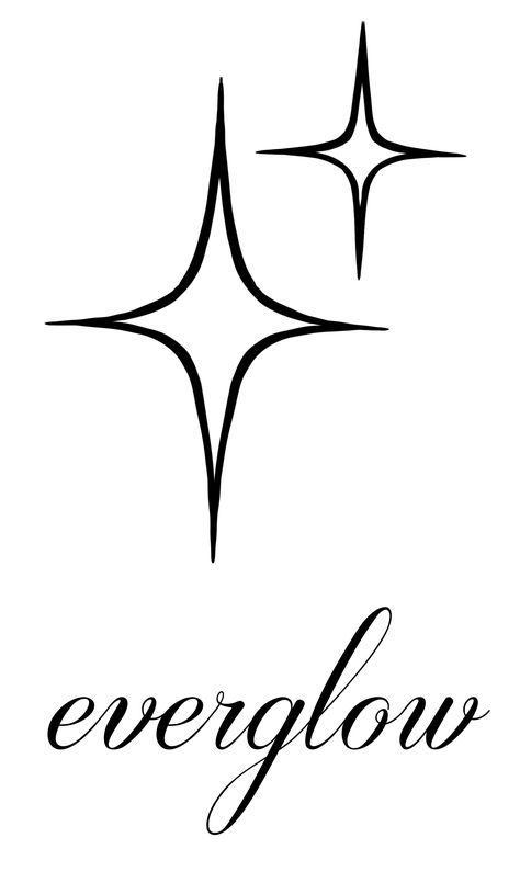 Emo Line Work Tattoo, Star Sketch, Vintage Space Art, Small Symbol Tattoos, Sparkle Tattoo, Emo Tattoos, Stussy Logo, Belly Tattoos, Tattoo Themes