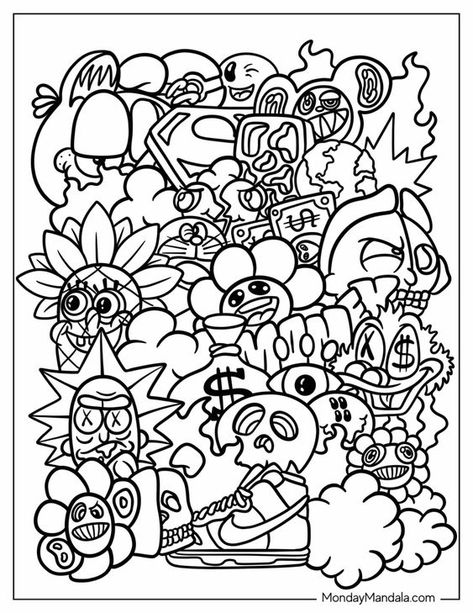 20 Graffiti Coloring Pages (Free PDF Printables) Coloring pages #coloringpages Coloring page #coloringpage Adult Coloring pages #adultcoloringpages Coloring pages adult #coloringpagesadult Coloring books #coloringbooks 1.635 Graffiti Coloring Pages, Graffiti Coloring, Zoo Animal Coloring Pages, Turtle Coloring, Ocean Coloring Pages, Monster Truck Coloring Pages, New Year Coloring Pages, Summer Coloring Pages, Easy Coloring