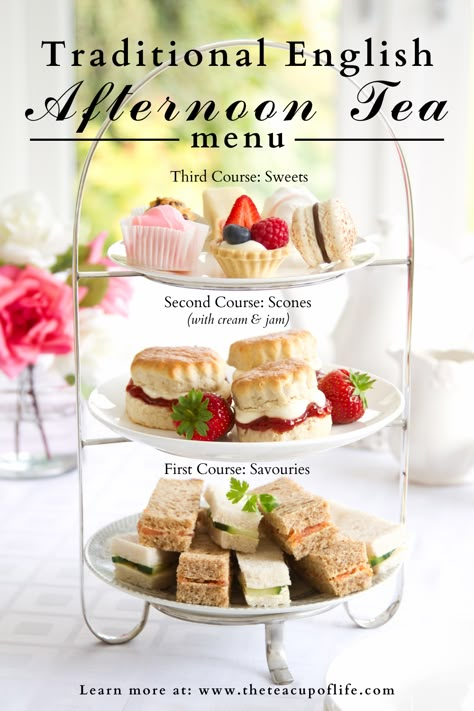 Tea Party Sandwiches Recipes, Tea Party Menu, High Tea Food, Tea Party Sandwiches, Tea Sandwiches Recipes, English Afternoon Tea, English Tea Party, Afternoon Tea Recipes, Tea Time Food