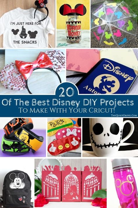 Disney Cricut Projects, Disney Savings Jar, Disney Projects, Disney Cricut, Paper Doll Craft, Disney Diy Crafts, Disney Balloons, Diy Mickey Ears, Diy Disney Shirts