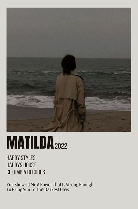 Matilda Harry Styles, Harry Styles Lockscreen, Harry Styles Quotes, Harry Styles Songs, Style Lyrics, Funny Morning Pictures, Harry Styles Poster, Vintage Music Posters, Harry's House