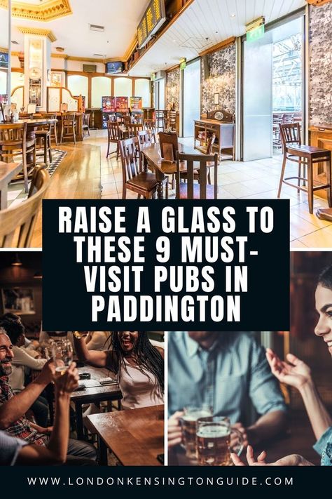 Explore the bustling pub scene in Paddington, London with our guide to the top drinking spots in the area. From cozy traditional pubs serving real ale to modern gastropubs with a vast selection of craft beers and delicious food, discover the best pubs for a night out in Paddington. Whether you're looking for a casual after-work drink or a lively weekend spot, we've got you covered with the best pubs in the area. #paddington #londonpubs | Best Pubs In London Pubs In London, Paddington London, London Kensington, After Work Drinks, Best Pubs, London Pubs, Pub Food, Kensington London, England Travel