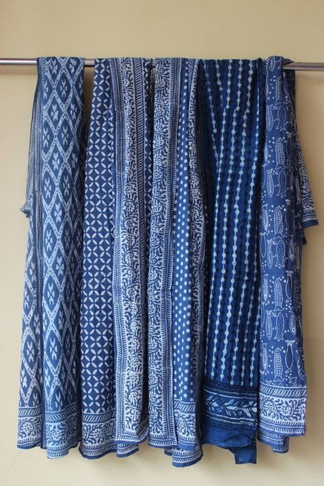 Indigo saree