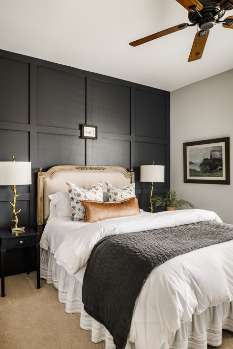 Maine Cottage Inspired Remodel - Traditional - Bedroom - Charlotte - by Collaborative Interior Design | Houzz Songesand Nightstand, Ikea Songesand, Ikea Nightstands, Small Guest Bedroom Ideas, Guest Bedroom Ideas, Small Guest Bedroom, Guest Bedroom Makeover, Maine Cottage, Room Makeovers