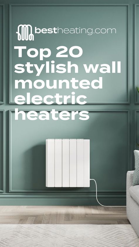 When it comes to wall mounted electric heaters, the words modern, stylish or elegant don’t usually come to mind! 😂⁠
⁠
But thankfully, the bulky designs and exposed fins are long gone! 🙌⁠

Take a look at our top 20 stylish wall mounted electric heaters! Electric Wall Heater, Wall Heater, Radiant Heaters, Electric Heaters, Cosy Spaces, Cosy Room, Air Conditioning Unit, Portable Heater, Designer Radiator