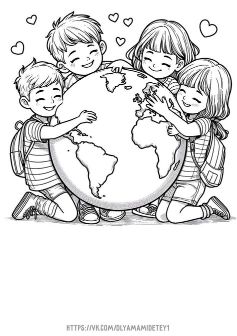 Earth Day Drawing, Minion Coloring Pages, Preschool Fine Motor Activities, Composition Drawing, Free Kids Coloring Pages, Human Figure Sketches, Early Childhood Learning, Bible Coloring Pages, Pattern Coloring Pages