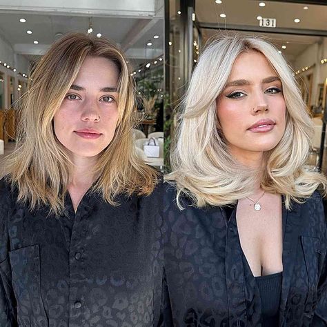 75 Most Popular Medium-Length Layered Haircuts for 2023 Short Blonde Haircuts Thick Hair, Medium Length Haircut Blonde Layers, Fresh Medium Length Haircut, Mid Length Hair With Layers For Thinning Hair, Modern Midi Haircut, Colar Bone Length Layered Hair, Should Length Hair Cuts, Medium Length Lots Of Layers, Mod Length Layered Hair