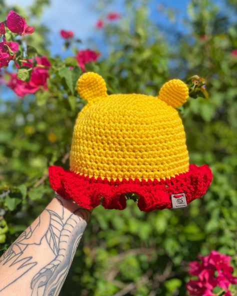 Crochet character hats