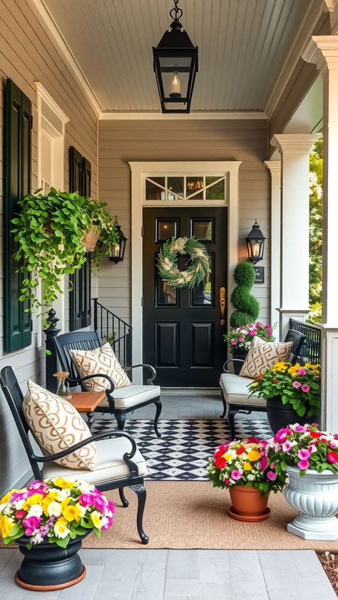 Thinking of upgrading your homes entrance? Add personality with stunning painting doors ideas and bold color choices. New Orleans Front Doors, Front Door Patio Ideas Entrance, Outdoor Front Entrance Ideas, Front Door Design Ideas, Exterior Entryway, Painting Doors, Design Entrance, Front Door Ideas, Door Design Ideas