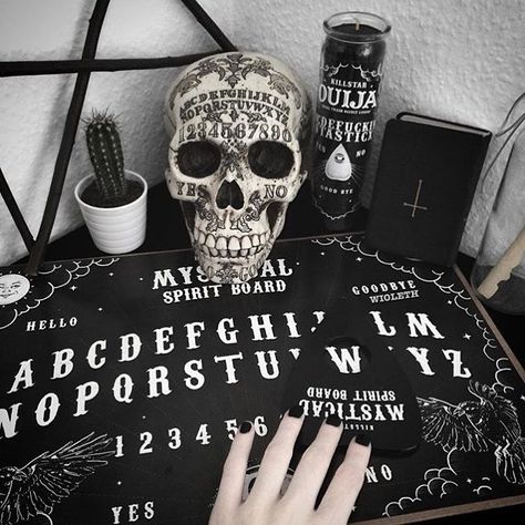 You used to call me on the ouija board; Spirit Board Game & Ouija Church Candle | SHOP KILLSTAR.com We ship worldwide! by killstarco Church Candles, Gothic Furniture, Spirit Board, Goth Home, Goth Home Decor, Goth Decor, Ouija Board, Witch House, Witchy Vibes