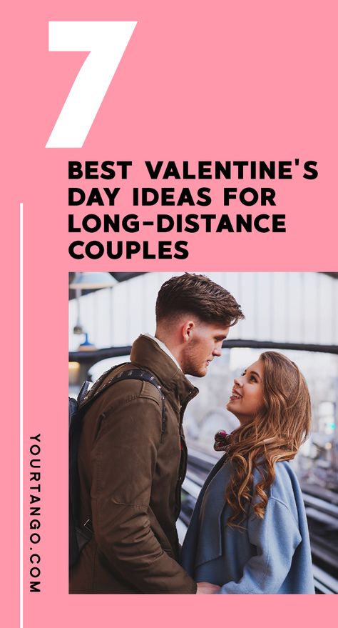 7 Best Valentine's Day Date Ideas For People In Long-Distance Relationships | YourTango Long Distance Valentines Gifts, Long Distance Valentines Day Ideas, Long Distance Valentines Day For Him, Long Distance Relationship Valentine Day, Things To Do On Valentines Day Long Distance, Valentines Day Gift For Long Distance Boyfriend, Valentines Long Distance, Ldr Valentines Day, Dating Long Distance Tips