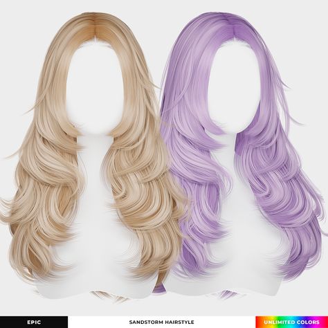 SANDSTORM HAIRSTYLE • For The Sims 4 • 50 Swatches • Color Wheel Slider Ready (Unlimited Colors) • Female • Teen to Elder • Smooth Weights • Morphs • Custom Thumbnail • HQ Mod Compatible • All... Sims 4 Cas Sliders, Sims 4 Cc Hair Purple, Sims 4 Teen Cc Hair, Pink Hair Sims 4 Cc, Sims 4 Blonde Hair Cc, Sims 4 Hair Alpha Cc, Sims 4 Dyed Hair Cc, Hair Sims 4 Cc Alpha, Sims Female Hair