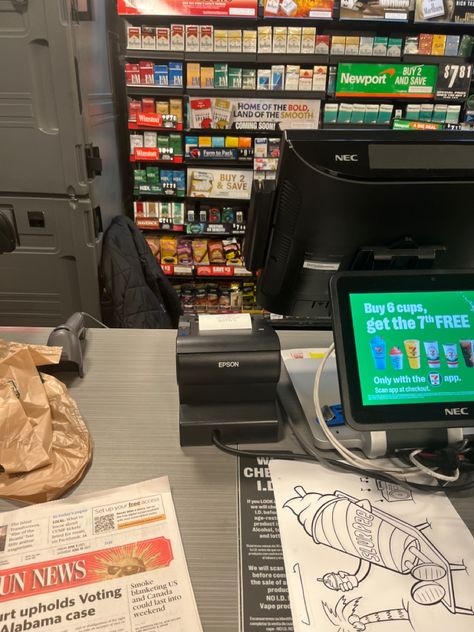 Gas Station Counter, Aesthetic Gas Station Pics, Gas Station Photos, Midnight Gas Station Aesthetic, Late Night Gas Station Aesthetic, Late Night Gas Station, Gas Station Aesthetic, Liminal Gas Station, Gas Station At Night