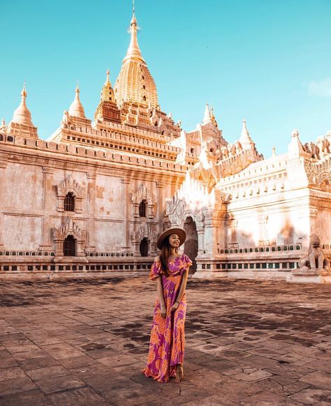 Bagan Photo, Ananda Temple, Tara Milk Tea, Cultural Tourism, Disney Project Life, Rivers And Roads, Myanmar Travel, Bangkok Travel, Travel Vlog