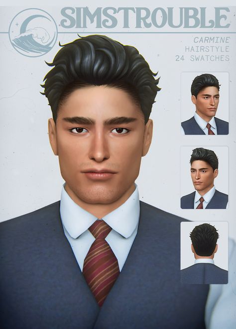 CARMINE by simstrouble | simstrouble on Patreon Simstrouble Male Hair, Sims Cc Men Hair Curly, Simstrouble Hair Cc Male, Sims 4 Male Short Hair Cc, Sims 4 Cc Hair Male Short Maxis Match, Sims 4 Short Male Hair, Sims 4 Male Short Hair, Sims 4 Cc Hair Male Short, Simstrouble Cc