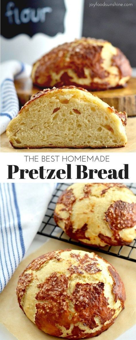 The very best Homemade Pretzel Bread Recipe! You will win hearts by making this recipe. Say goodbye store-bought pretzel bread forever! Pretzel Bread Recipe, Homemade Pretzel, Bread Recipe Video, Pretzel Bread, Homemade Pretzels, Yeast Bread, Bread Machine Recipes, Easy Bread Recipes, Think Food