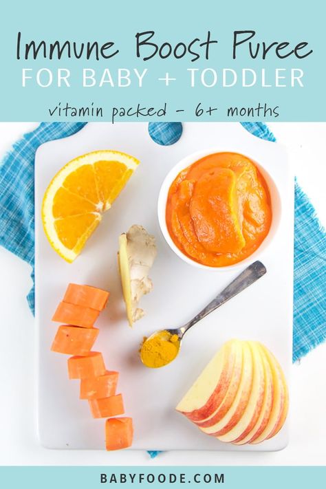 Toddler Vitamins, Pureed Food, Easy Homemade Baby Food, Baby Food Puree, Easy Baby Food Recipes, Fresh Orange Juice, Baby Recipes, Healthy Baby Food, Baby First Foods