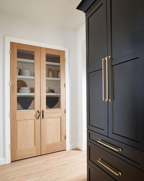 Sherwin Williams Tricorn Black: Should You Pick This Paint? Sherwin Williams Tricorn Black, Black Bar Cabinet, Black Powder Room, Powder Room Paint, Black Walls Bedroom, Tricorn Black, Black Paint Color, Powder Room Makeover, Black Kitchen Island