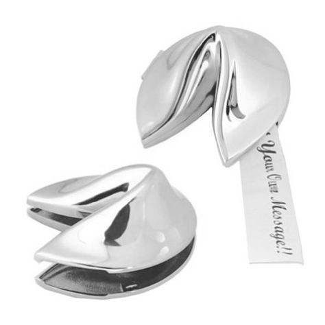 Wilouby's Silver Plated Chiene Fortune Cookie Fortune Cookie Jewelry, Vault Aesthetic, Ncl Senior Recognition, Birthday For Husband, Resturant Decor, Husband Ideas, Evening Eye Makeup, Dad's Birthday, Lucid Dream