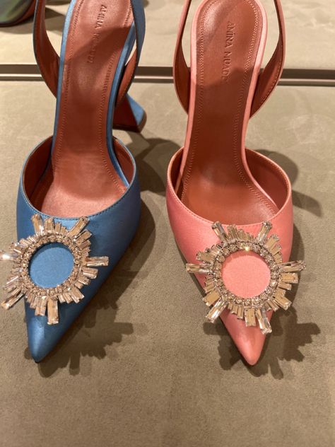 Amina muaddi , designer shoes , designer , amina muaddi pink shoes , amina muaddi blue shoes , aesthetic shoes Blue Shoes Aesthetic, Amina Maudi, Shoes Aesthetic, Amina Muaddi, Blue Heels, Aesthetic Shoes, Pink Shoes, Blue Shoes, Designer Shoes