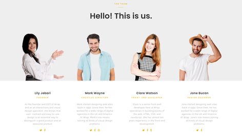 Meet The Team Website Design, Team Section Web Design, Meet The Team Design, Meet The Team Design Layout, Team Presentation, Welcome To The Team, Office Team, Corporate Portrait, Team Page