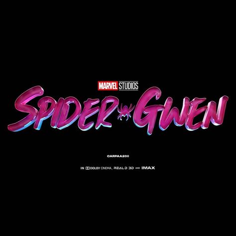 Spider Gwen Logo, Marvel Studios Logo, Apollo Statue, Marvel Movie Posters, Bear Artwork, Marvel Logo, Spiderman Movie, Young Avengers, Gwen Stacy