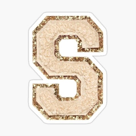 Preppy light orange varsity letter S sticker #letter #sticker #preppy #redbubble Preppy Ipad, Widget Smith, Pantone Swatches, Iphone Wallpaper Preppy, The Letter S, Preppy Stickers, Alpha Sigma, Varsity Letter, Glitter Letters