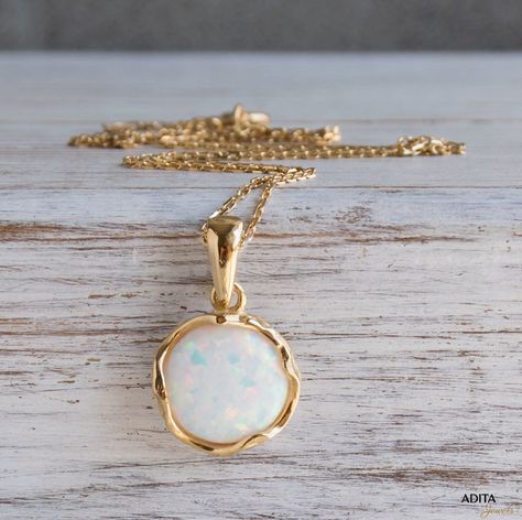 White Opal Necklace 14K Gold Plated Silver Pendant & | Etsy October Birthstone Necklace, Classy Necklace, Opal Pendant Necklace, Dainty Pendant, Classy Jewelry, Pendant Silver, Opal Pendants, Opal Necklace, October Birth Stone