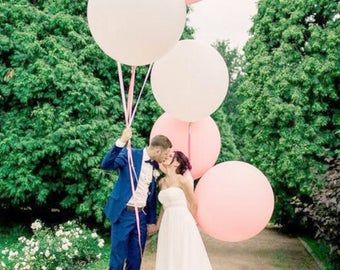 Baby shower balloon | Etsy UK Giant Balloons Birthday, Pink Birthday Balloons, Helium Balloons Wedding, Big Round Balloons, Bachelorette Balloons, Huge Balloons, Balloon Tassel, Jumbo Balloons, Led Balloons