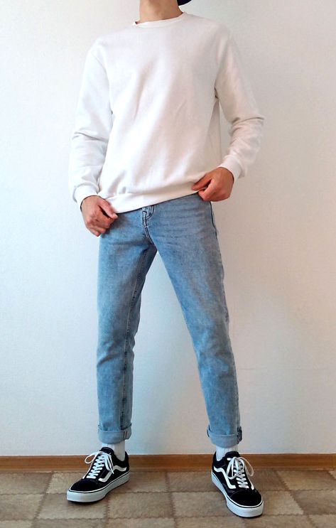 Mens Outfit Vans, Vans Fits Men, Man Vans Outfit, Men Vans Outfit, Men’s Vans Outfit, Boys Vans Outfit, Mens Vans Outfit, Style Vans Outfit, Vans Old Skool Outfit Men