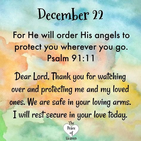 December Scriptures, December Images, December Days, Psalm 91 11, December Quotes, Bubble Quotes, Prayer For Love, Happy Sunday Quotes, Christian Quotes Prayer