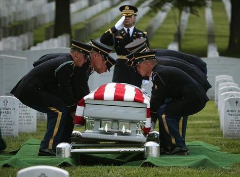 Mother’s Day Thoughts from a Gold Star Mom. 5/9/15 Gold Star Family Billy & Karen Vaughn are the parents of fallen Navy SEAL, Aaron Carson Vaughn (SEAL Team VI). ARLINGTON, VA - AUGUST 14: Members of the U.S. Army honor guard lower the casket of U.S. Army Maj. Gen. Harold J. Greene during a full honors funeral service at Arlington National Cemetery, August 14, 2014 in Washington, DC. Greene was shot and killed as he visited Afghanistan's national military academy in Kabul, Afghanistan. He is the Mother's Day Thoughts, Military Salute, Remember The Fallen, Army Couple, Army Officer, Kabul Afghanistan, Unknown Soldier, Honor Guard, Seal Team