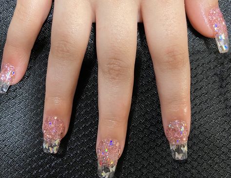 #polygel clear nails I’ve done Cute Polygel Nail Designs, Clear Nail Ideas Short, Poly Gel Nail Designs, Clear Polygel Nails, Clear Butterfly Nails, Clear Nails Ideas, Polygel Nails Ideas, Polygel Nail Designs, Clear Polygel