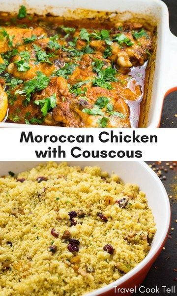 Couscous Chicken, Chicken With Couscous, Moroccan Chicken Recipe, Tagine Cooking, Moroccan Couscous, Couscous Recipe, Chicken Tagine, Moroccan Cooking, Middle East Recipes