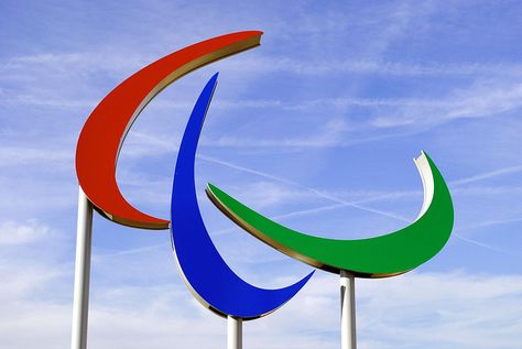 Agitos - the official emblem of the Paralympic Games. Paralympic Games, English Lessons For Kids, Winter Olympics, English Lessons, Sport Event, Sports News, Wind Sock, France, Collage