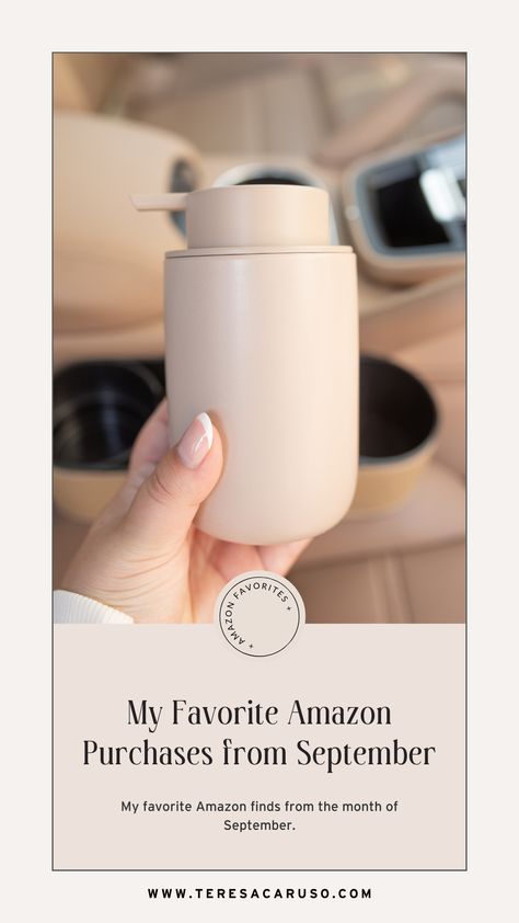 My favorite Amazon finds from the month of September Girly Amazon Must Haves, Amazon Finds For Bedroom, Amazon Needs, Amazon Organization, Amazon Luxury, Teresa Caruso, Adulting 101, Month Of September, Wipes Dispenser