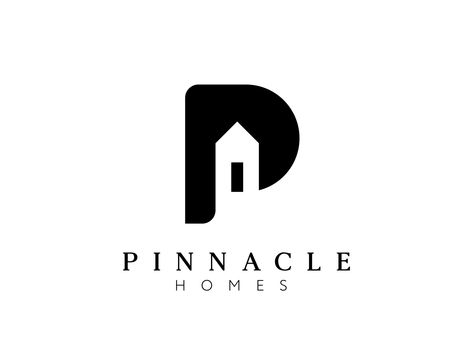 Pinnacle Homes Property Logo Design by Murat Boğazkesenli on Dribbble Property Logo Design, Roofing Logo, Luxe Logo, Logo Luxe, Me Logo, Logo Design Agency, Property Branding, Logos Vintage, Design Flyers