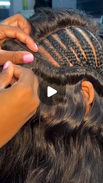 𝐒𝐨𝐠𝐨𝐨𝐝𝐡𝐚𝐢𝐫® Human Hair Lace Wig Store on Instagram: "This was a perfect install I loved it so much if your trying to let go of frontals and give a more nature look but not burn your natural hair this is the way to go so perfect  #naturalhair   👉 Follow the creator Tiktok @signaturejojo 👉 Click my bio link "#hairbundles " 👉 DM for wholesale business  —— 💛 www.sogoodhair.com √ 100% virgin human hair wigs, bundles,closure& frontal link in my bio 💋 #Valentinesale 20% off All Site #linkinbio . . . . . . . #gluelessfrontal #lacefrontals #customwigunit #transparentlacefrontal #blackgirlsrock #wigtutorials #blackgirlsmagic #wiglife #boblife #wigslayer #atlantastylist #bobseason #wigslay #AtlantaHairStylist #frontalwig #frontalsewin #malaysianvirginhair #humanhair #besthairvendor #wi Human Hair Bundles With Frontal, Sew On Wig Black Women, Weave Frontal Hairstyles, Sew In Wigs For Black Women, Human Hair Weaves For Black Woman, Natural Sew In With Closure, Human Hair Wigs Styles, Sewin Hair Styles, Sew In Frontal Hairstyles