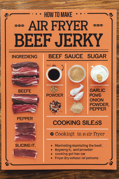 Discover the ultimate Wild Bill's Beef Jerky recipe—perfect for a savory, homemade snack. Create your own delicious jerky right at home! Beef Jerkey Recipes Air Fryer, Home Made Beef Jerky, Fall Snacks Kids, Air Fryer Beef Jerky, Jerkey Recipes, Air Fryer Beef, Healthy Fall Snacks, Making Beef Jerky, Beef Jerky Recipe