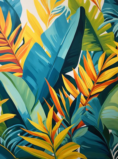 Cahuita, Mural Art Design, Jungle Mural, Tropical Painting, Wall Murals Painted, Tropical Art, Mural Wall Art, Mural Art, Urban Art