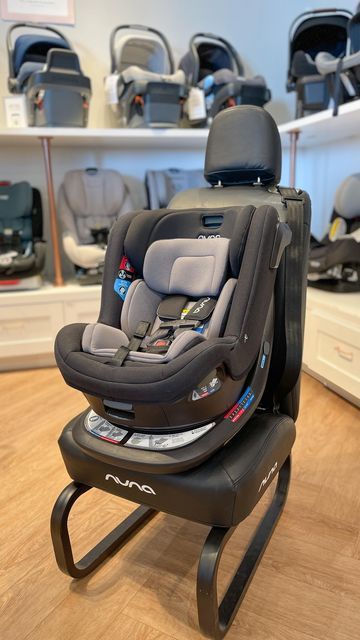 The Baby Cubby on Instagram: "The Nuna REVV: not your regular car seat, but a rotating car seat! This makes getting your child in and out of the car seat a breeze. You can use this seat for that little newborn until that cutie is 40 lbs. BabyCubby.com⚡️ #nunarevv #nuna #carseat #babygear #nunacarseat #parenting #rotatingcarseat #cpst #cpstech #carseatsafety" Nuna Revv, Nuna Car Seat, Carseat Safety, Shop Displays, Baby Bunting, Birthday Party Planning, Gifts For Babies, Cubbies, Baby Gear