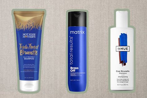 Blue shampoos boost shine and banish brassiness in brown, blonde, and gray hair. We tapped celebrity hair stylists for recommendations on the best blue shampoos to keep orange tones at bay. Best Blue Shampoo, Blonde And Gray Hair, Brighten Gray Hair, Blue Shampoo, Drugstore Hair Products, Brassy Hair, Purple Shampoo And Conditioner, Temporary Hair Dye, Professional Hair Color