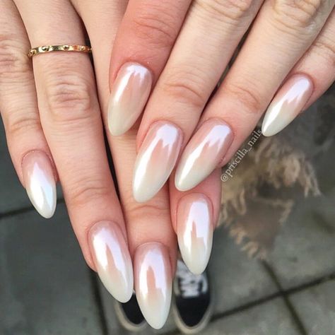 Love these pure white chrome pink ombre nails by @priscilla_nails using our Magic White Chrome Powder ❤️ perfect white holiday nails ☑️… White Chrome Nails, Pink Chrome Nails, Chrome Nails Designs, Pink Ombre Nails, White Chrome, Homecoming Nails, Heart Nails, Chic Nails, Chrome Nails