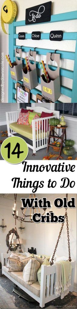 Cribs Diy, Furniture Diy Ideas, Repurpose Projects, Baby Crib Diy, Nursery Diy Projects, Old Cribs, Best Baby Cribs, Diy Crib, Modern Crib