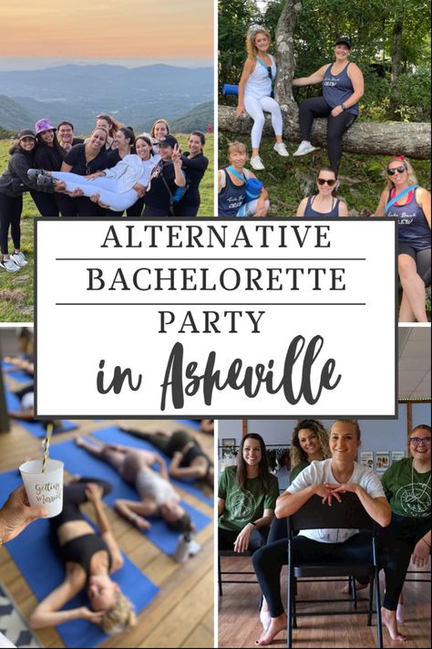 Athletic Bachelorette Party, Branson Bachelorette Party, Asheville Bachelorette Party Ideas, Non Traditional Bachelorette Party, Mountain Bachelorette Party Themes, Non Traditional Bachelorette Party Ideas, North Carolina Bachelorette Party, Ashville Nc Bachelorette, Seattle Bachelorette Party