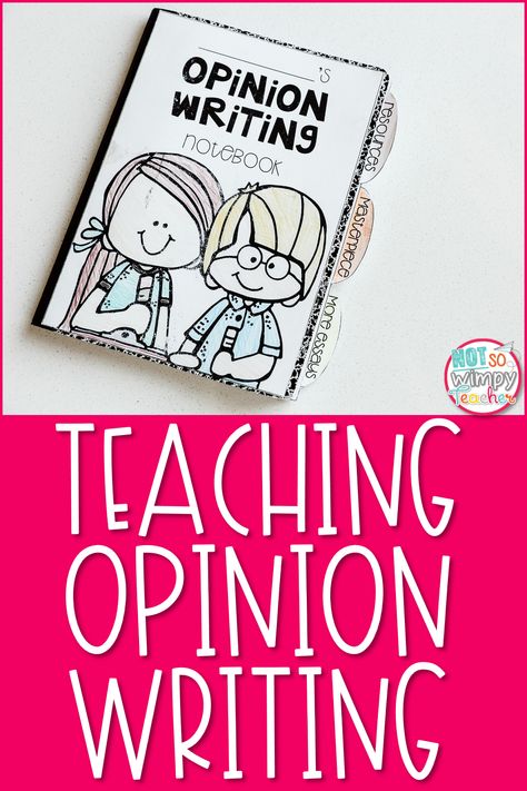 I love teaching opinion writing. And students love it too. Today I am sharing 8 Must-Do Tips for teaching opinion writing. From mentor texts to editing, assessing, celebrating writing and more, you and your students will be fully engaged in these wonderfully useful teaching tools! Opinion Writing Project, Opinion Writing Anchor Charts, Opinion Writing Template, Teaching Opinion Writing, Writing Mentor Texts, Writing Mini Lessons, Personal Narrative Writing, 5th Grade Writing, Writing Anchor Charts