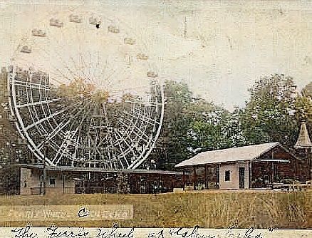 The park built a ferris wheel right outside the front door of Clara Barton's house, trying to drive her out so they could use the house as a hotel. 1904 Clara Barton, Glen Echo, Echo Park, Post Cards, Ferris Wheel, The Park, Maryland, Front Door, The Outsiders